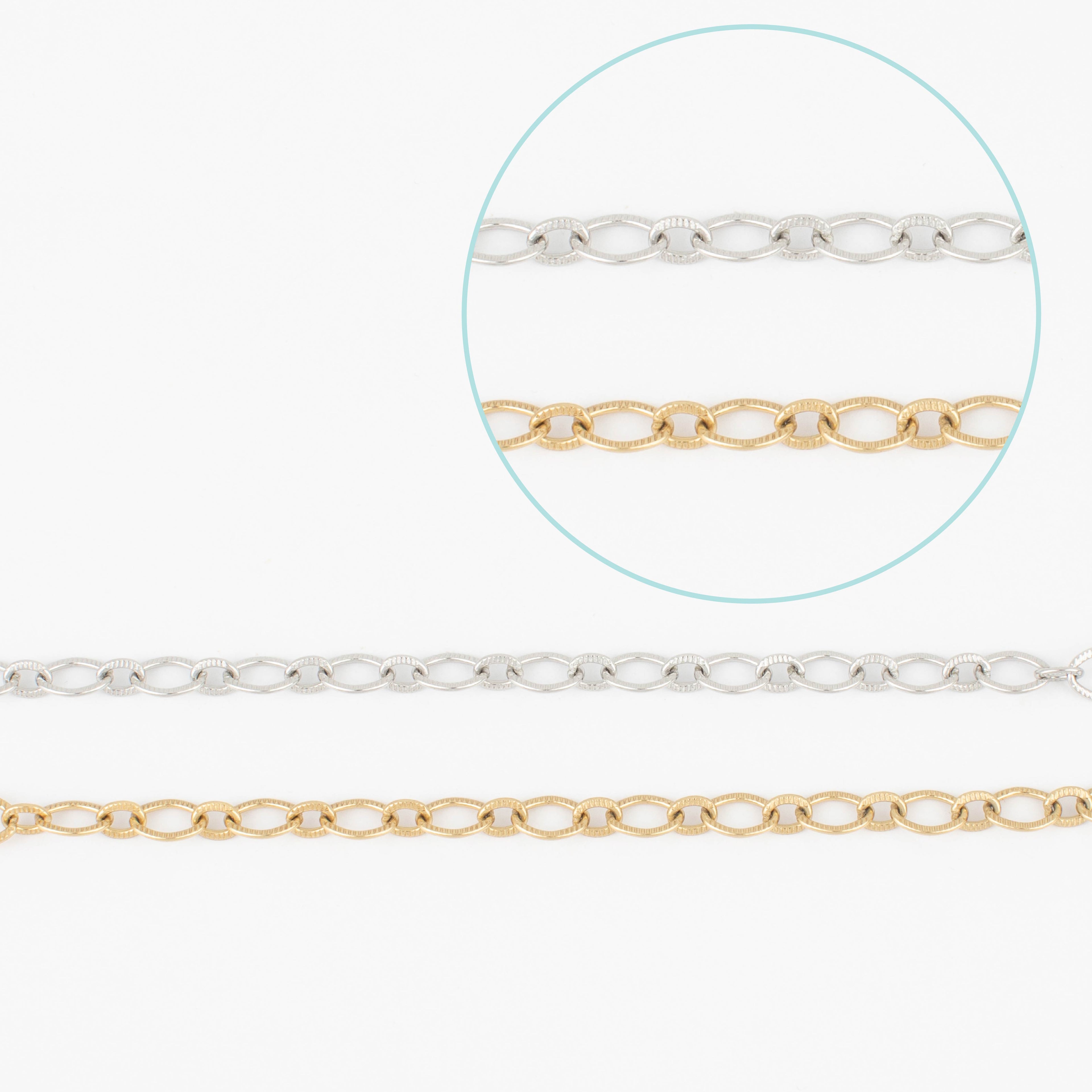 Bracelet Etched Chain