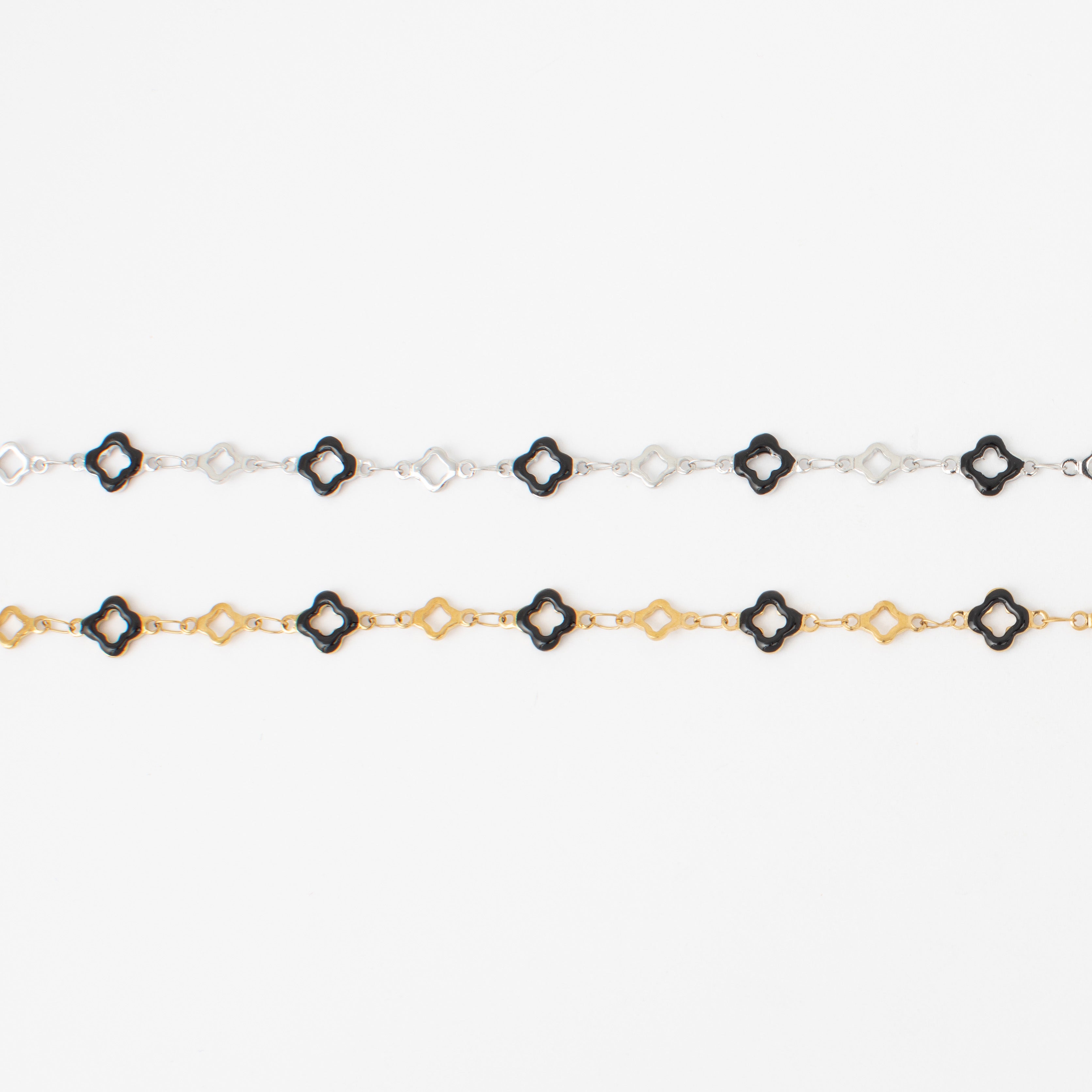 Bracelet Poppy Black Chain